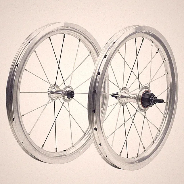 16'' Folding Bike Ultralight Wheelset DT/Pilar Spokes 6 Pawls Hub for 1-5 Speed