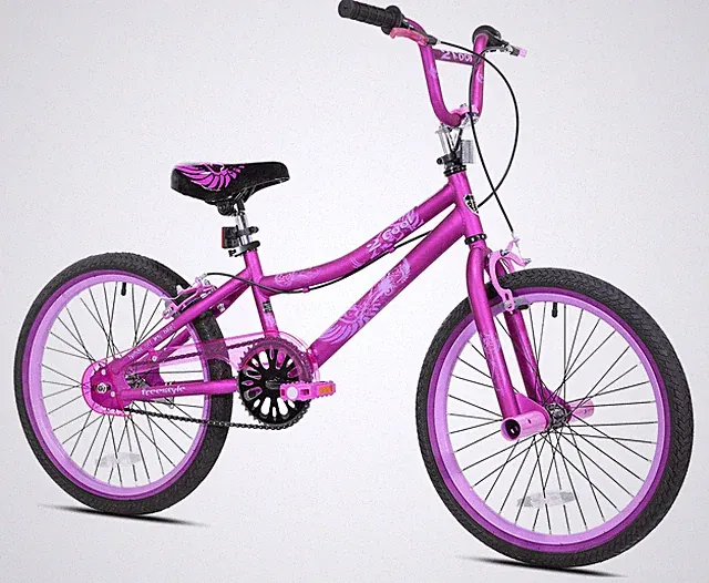 20" BMX Bicycle Single Speed Bike Padded Seat, 20" Wheels, Child, Satin Purple
