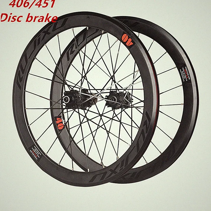 20 Inch 406 / 451 Folding Bike Wheelset 11 Speed Alloy Wheels BMX Bicycle Rims