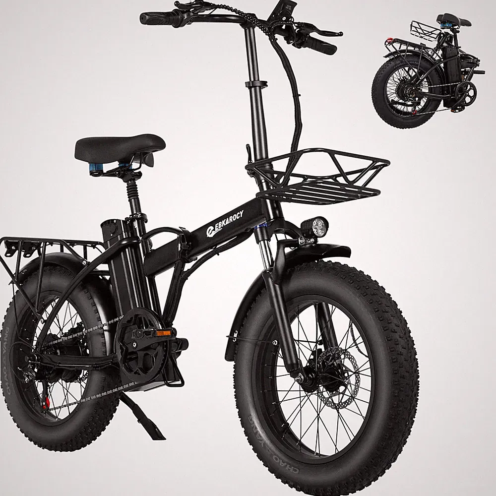 EBK Folding Ebike 14"400W/ 20" 750W 48V Electric Bike Bicycle