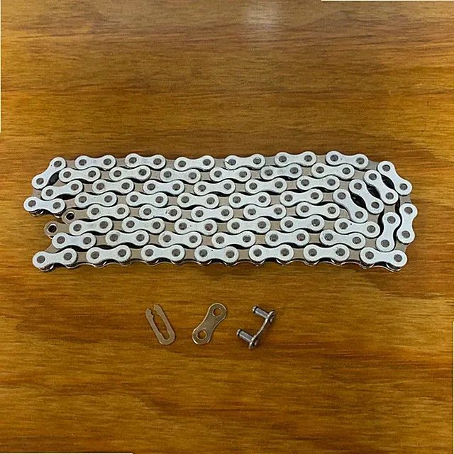 BICYCLE BMX CHAIN FOR 20 INCH BIKES SCHWINN OTHERS NOS WHITE