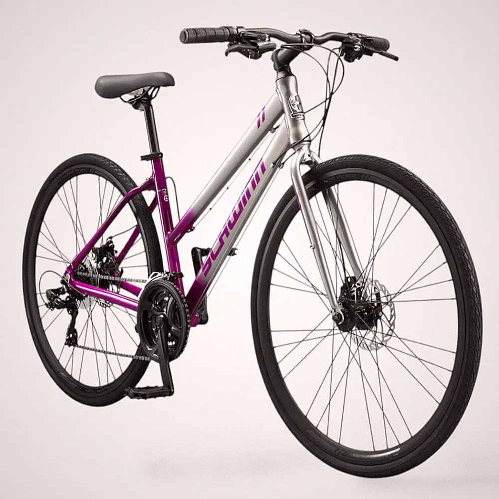 NEW Schwinn 700C / 28" Circuit Women's Hybrid Bike, 21 Speed, Purple (In Box)